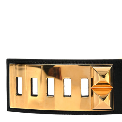 Hermes Box 50mm Collier De Chien CDC Belt 80 32 Black 3 of 8