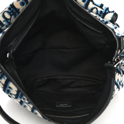 Christian Dior Oblique Saddle Soft Bag Bleu Marine 5 of 16