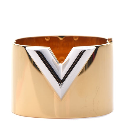 Louis Vuitton Essential V Cuff Gold 1 of 8