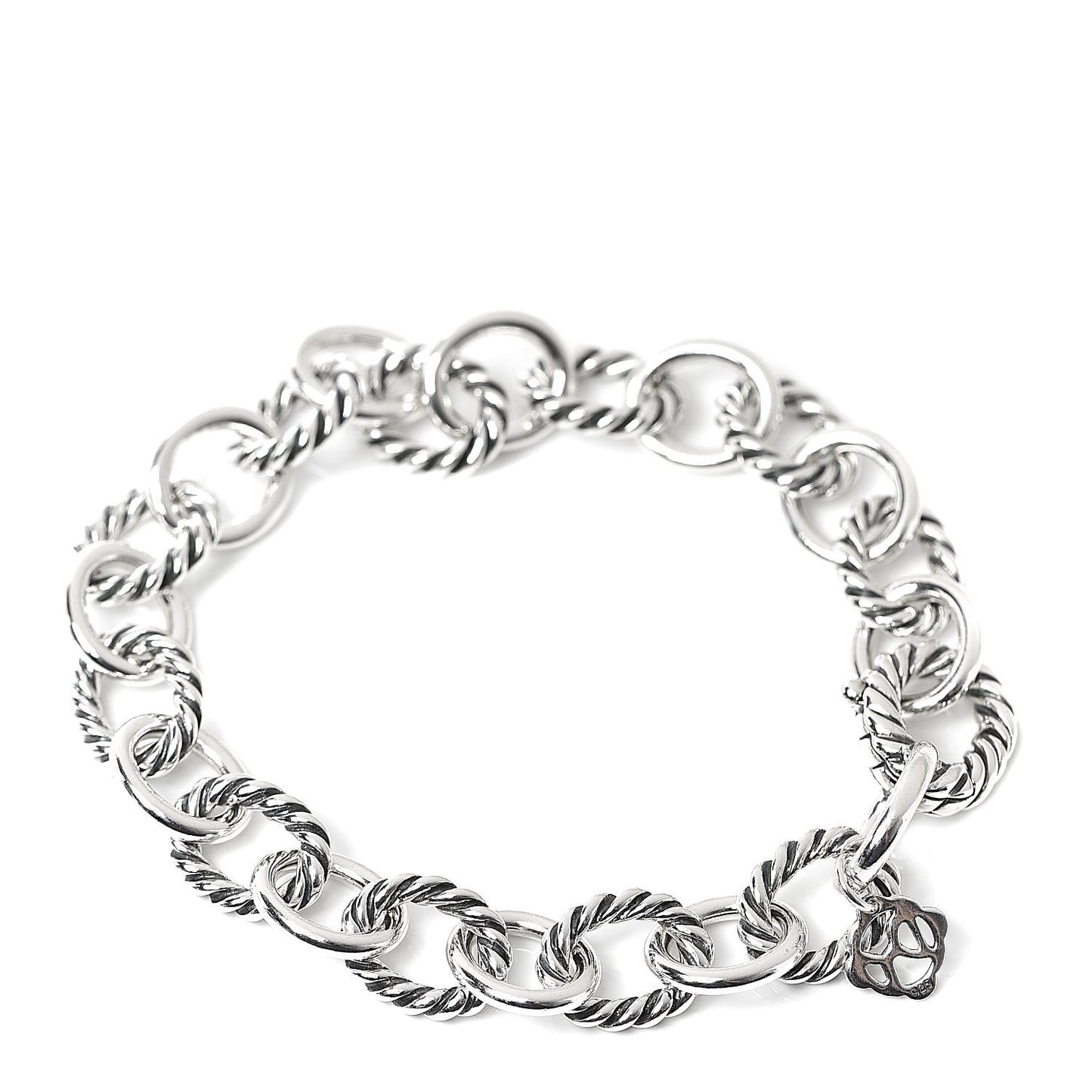 Sterling Silver 10mm Medium Oval Link Bracelet