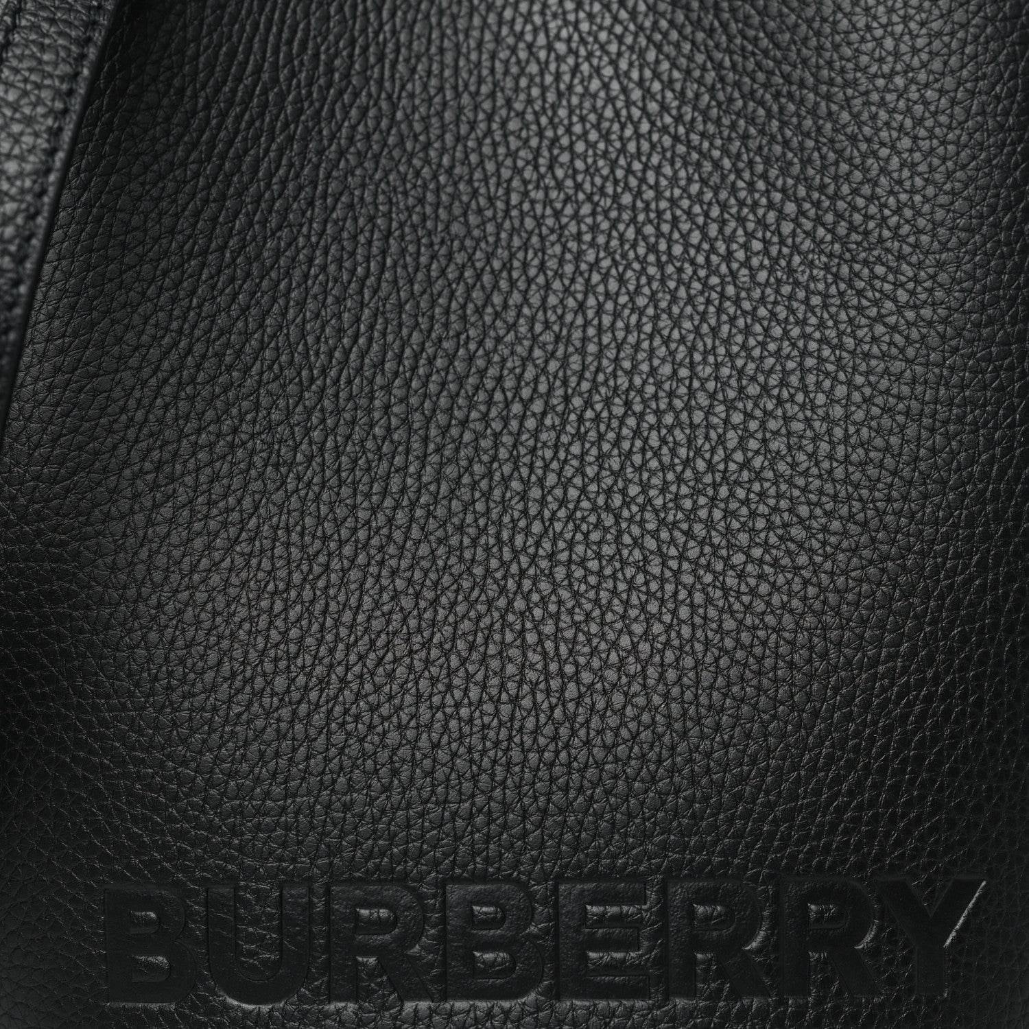 Burberry London Grainy Calfskin Small Lorne Bucket Crossbody Black 7 of 9