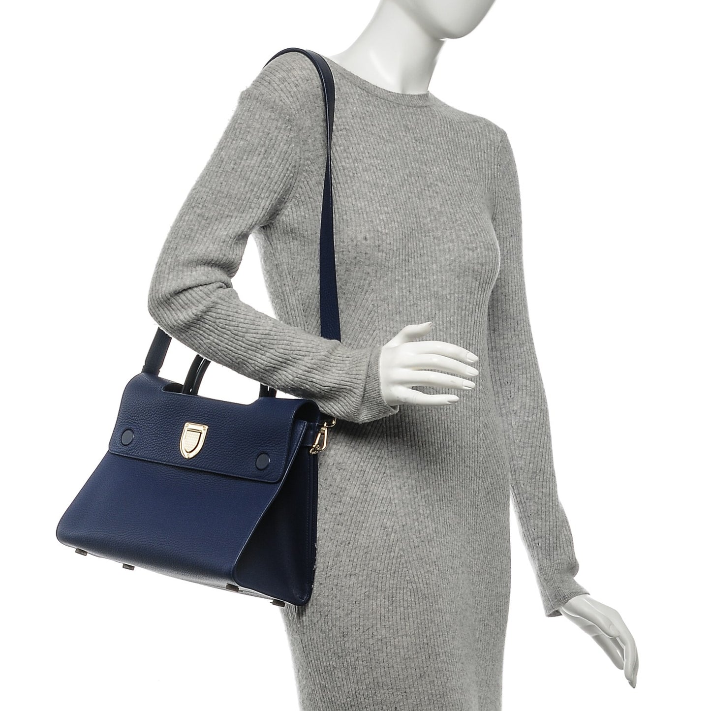 Bullcalf Medium Diorever Flap Navy