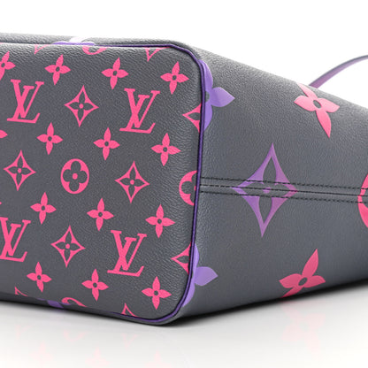 Louis Vuitton Monogram Giant Spring In The City Neverfull MM Midnight Fuchsia 10 of 11