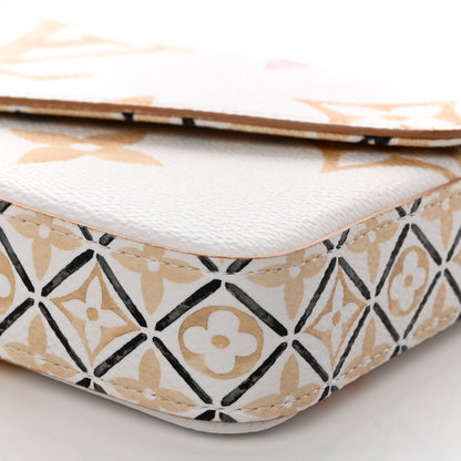 Louis Vuitton Monogram Giant By The Pool 2.0 Felicie Pochette Chain Wallet Beige 10 of 10