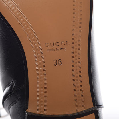 Gucci Malaga Kid Womens Jordaan Ankle Boots 38 Black 6 of 12