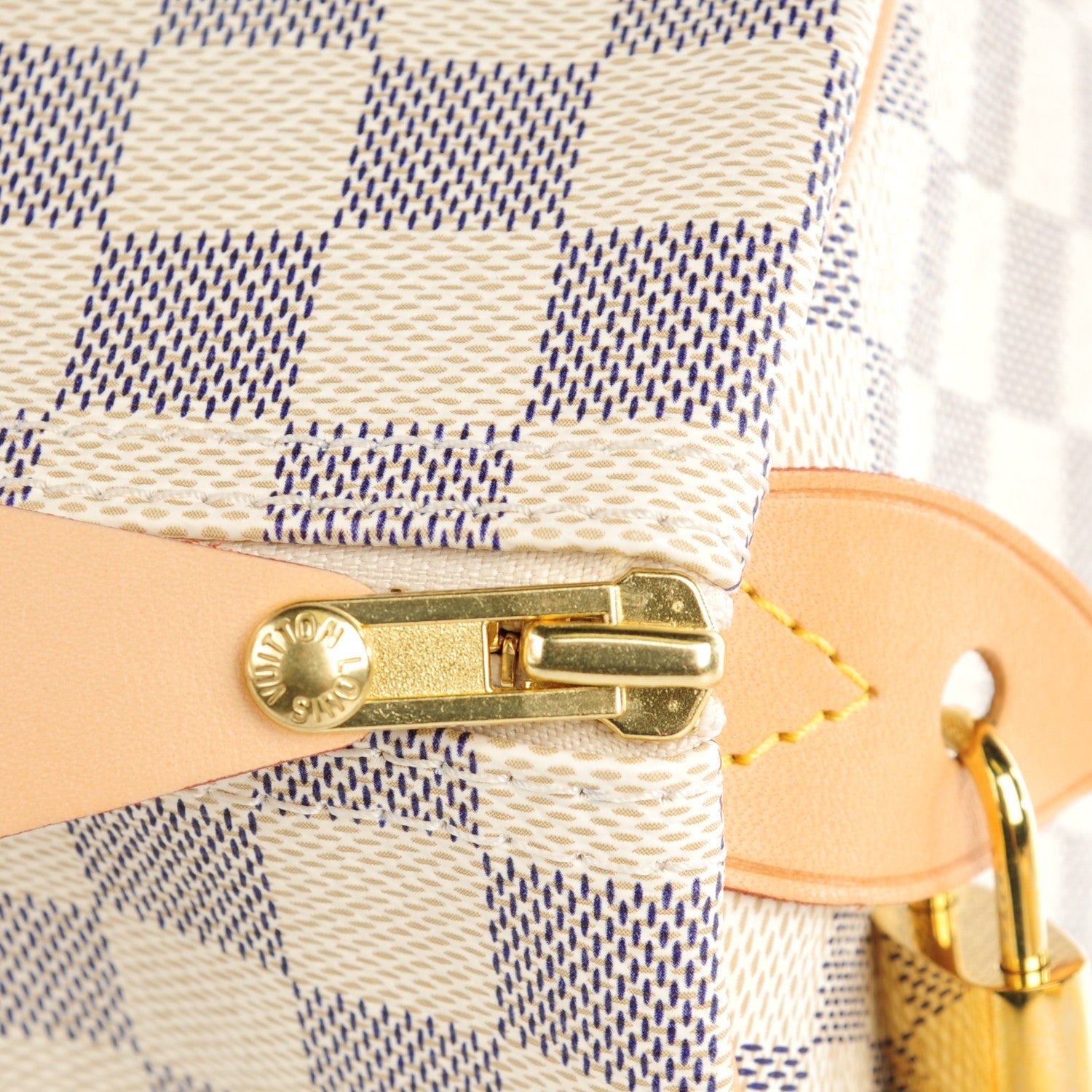 Louis Vuitton Damier Azur Speedy 35 6 of 9