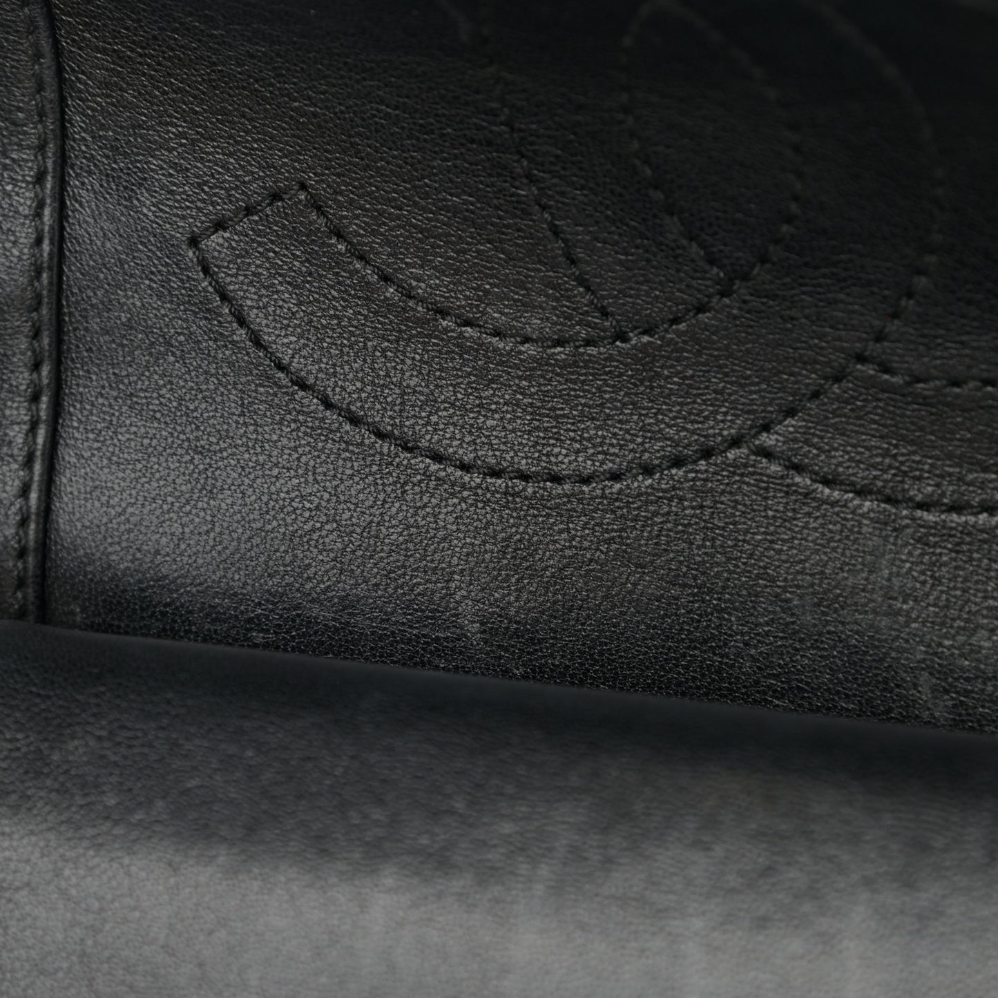 Sheepskin Quilted Medium Vintage Mademoiselle Flap Black