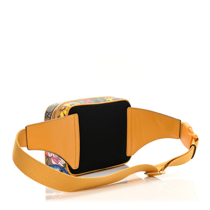 Gucci GG Supreme Monogram Flora Medium Ophidia Belt Bag Beige Multicolor Crop 3 of 10