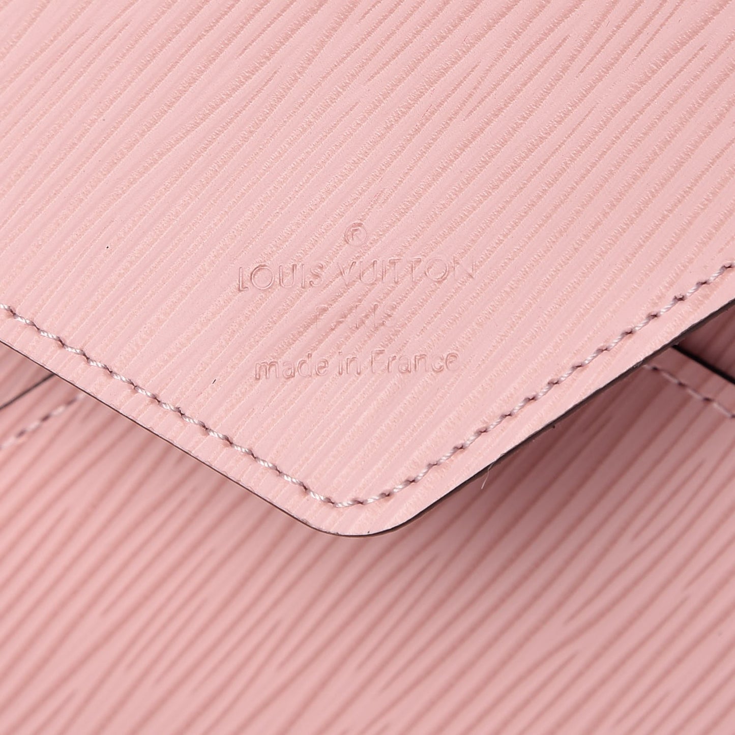 Epi Large Kirigami Pochette Insert Rose Ballerine