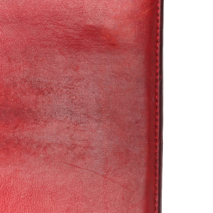 Chanel Patent Camellia Embossed Yen Wallet Red 12 of 24