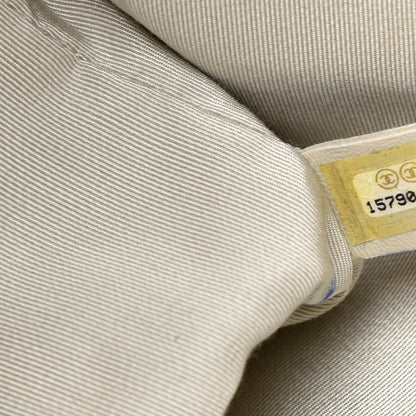 Chanel Metallic Caviar Quilted CC Tote Dark Silver 18 of 22