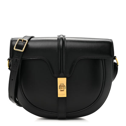 Celine Satinated Calfskin Medium Besace 16 Black 1 of 14