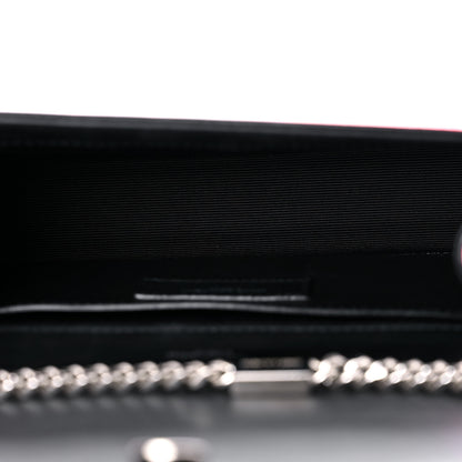 Saint Laurent Patent Grain de Poudre Small Monogram Kate Satchel Neon Pink 4 of 11