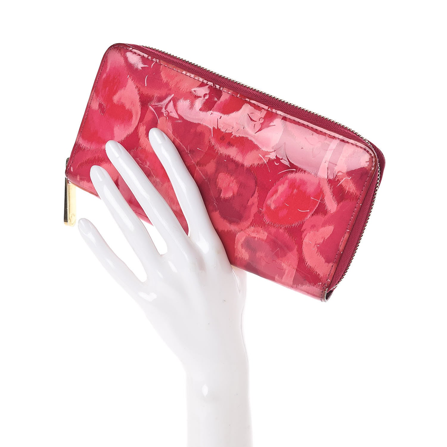 Louis Vuitton Vernis Ikat Zippy Wallet Rose Indien 2 of 6