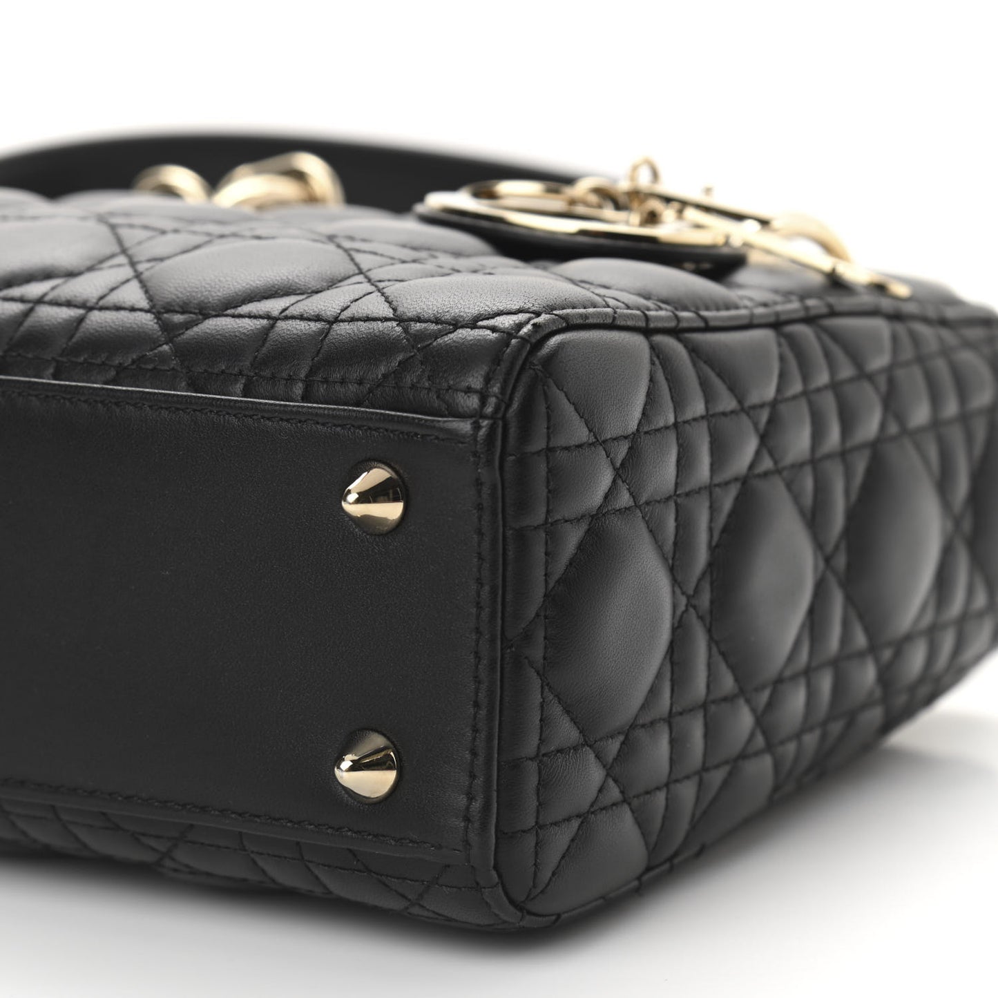 Lambskin Cannage Small My ABCDior Lady Dior Black