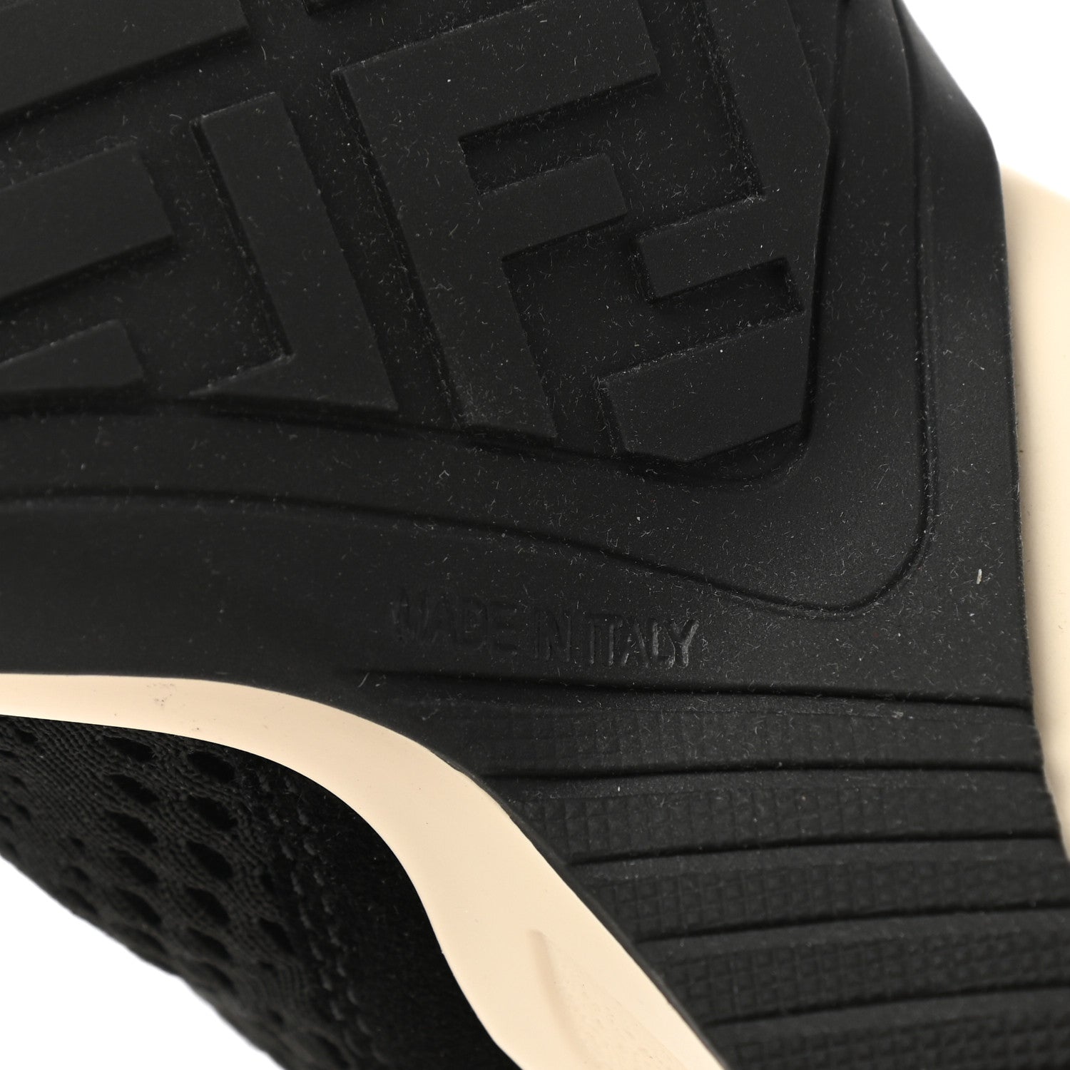 Fendi Technical 3D Mesh Womens FFluid Zip Up Sneakers 35 Black 6 of 9