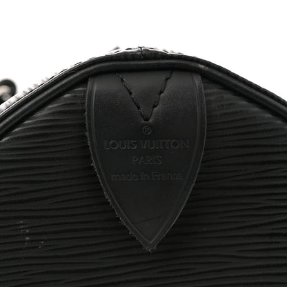 Louis Vuitton Epi Speedy 30 Black 6 of 11
