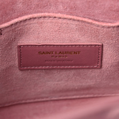 Saint Laurent Calfskin Small Sac De Jour Dark Rose 7 of 19