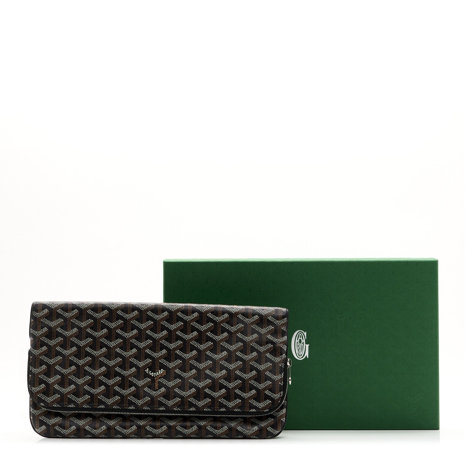 Goyard Goyardine Sainte Marie Soft Clutch Black 8 of 8
