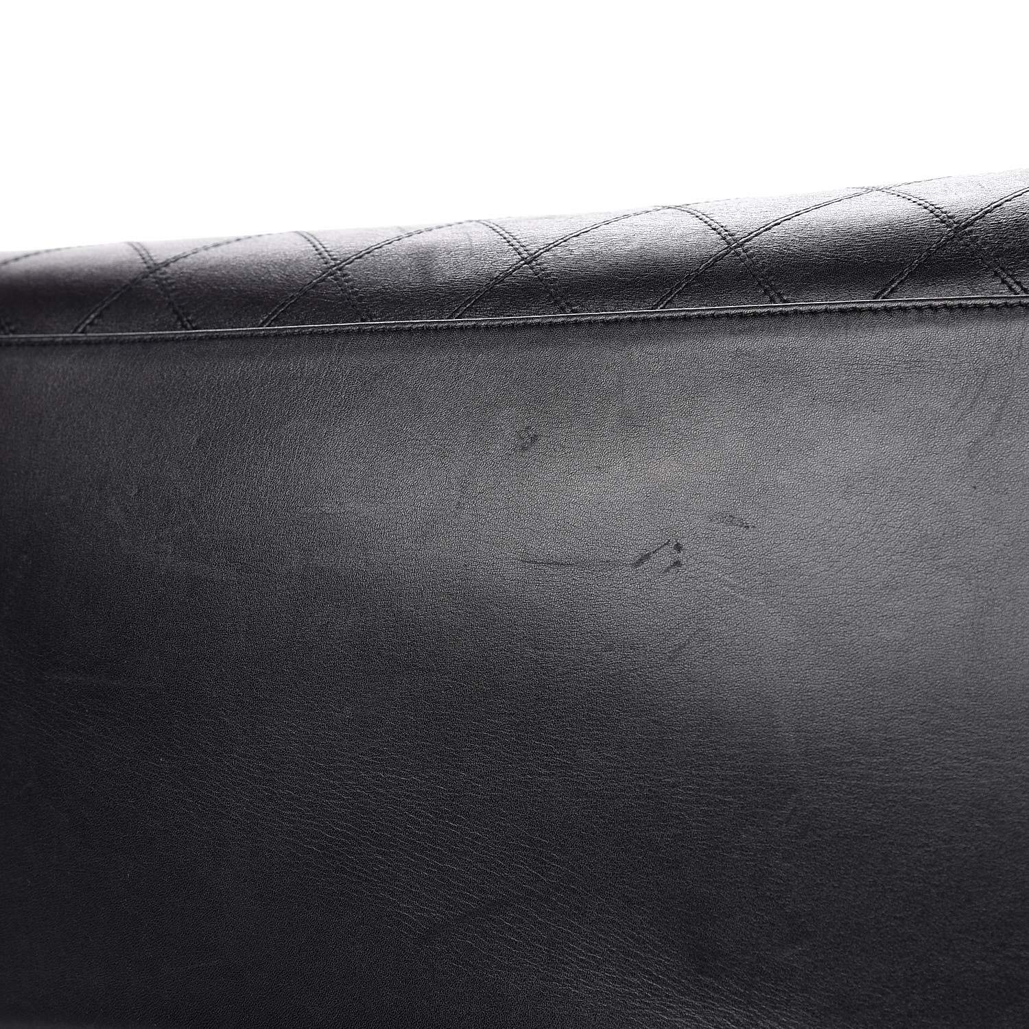 Chanel Calfskin Stitched XL Weekender Black 12 of 15