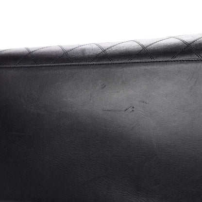 Chanel Calfskin Stitched XL Weekender Black 12 of 15