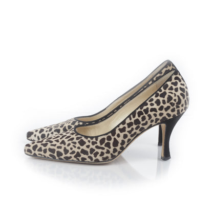 FASHIONPHILE MANOLOBLAHNIKAnimalPrintPonyHairHeels36 2 of 7