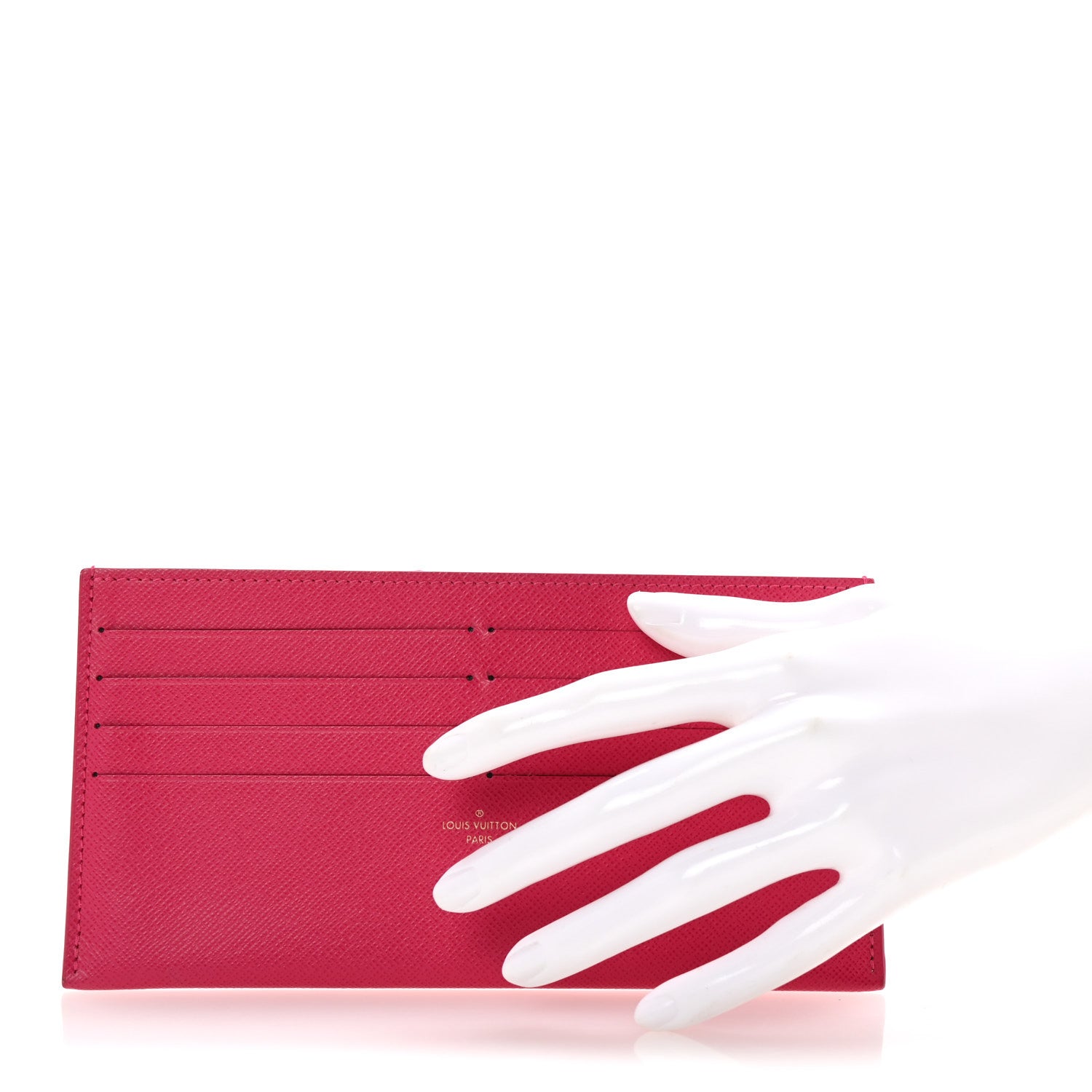 Louis Vuitton Calfskin Felicie Card Holder Insert Fuchsia 2 of 6