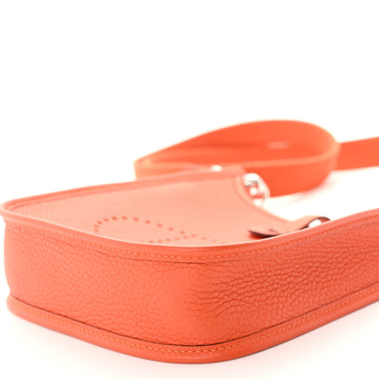 Hermes Taurillon Clemence Evelyne TPM Orange 10 of 11
