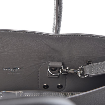 Saint Laurent Grained Calfskin Small Sac De Jour Fog 13 of 32