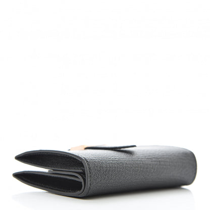 Hermes Chevre Mysore Mini Bearn Wallet Black 4 of 8