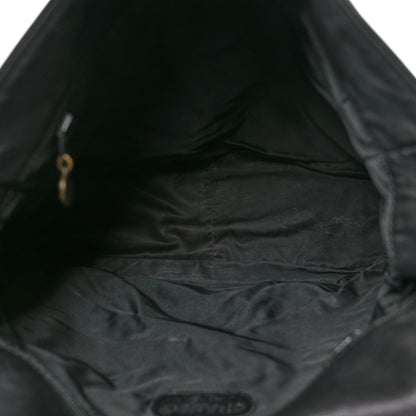 Chanel Lambskin CC Tassel Shoulder Flap Bag Black 5 of 12