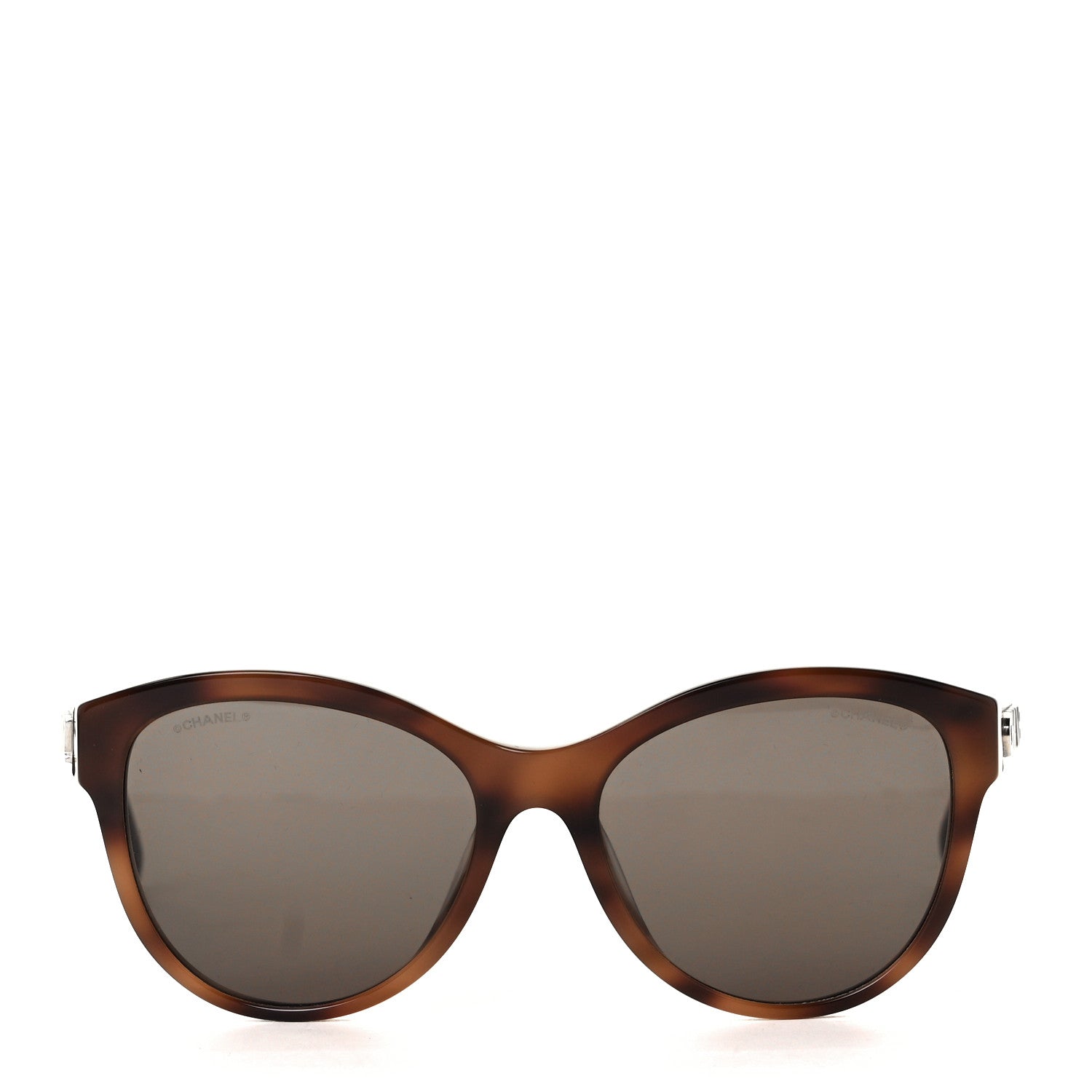 Chanel Acetate Pantos Logo Sunglasses 5458 Tortoise Brown 2 of 7