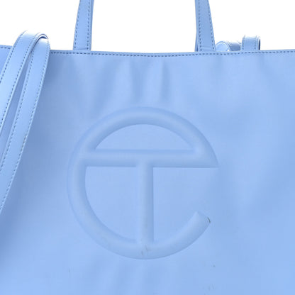 Telfar Vegan Leather Medium Shopping Bag Cerulean 10 of 16