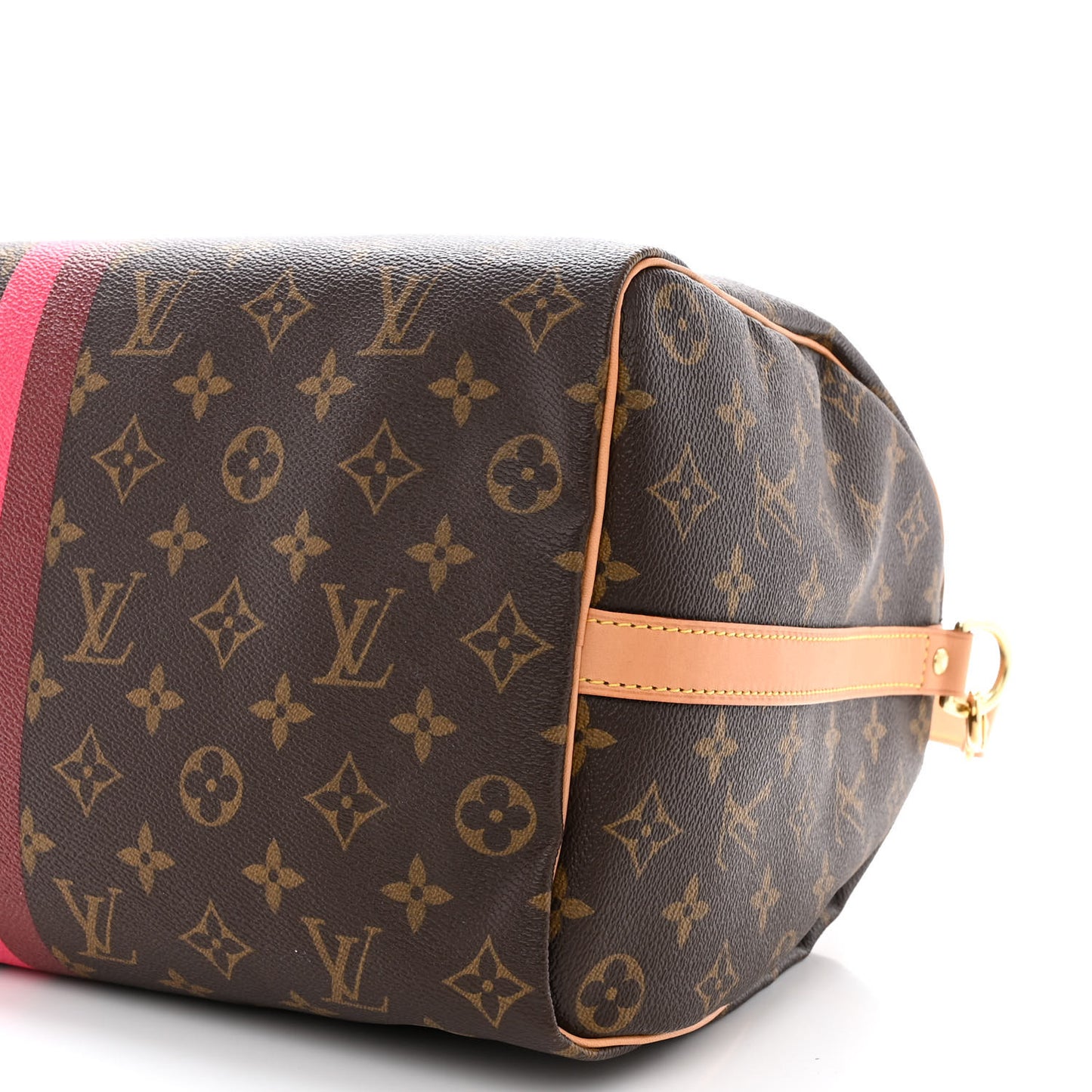 Monogram My LV Heritage Speedy Bandouliere 35 Fuchsia Bordeaux