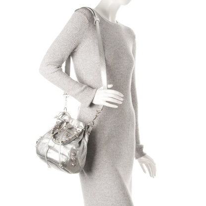 Balenciaga Agneau Giant 12 Silver Hardware Mini Pompon Gris Aluminum 2 of 7
