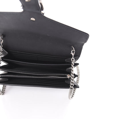 Gucci Suede Mini Dionysus Chain Wallet Black 5 of 8