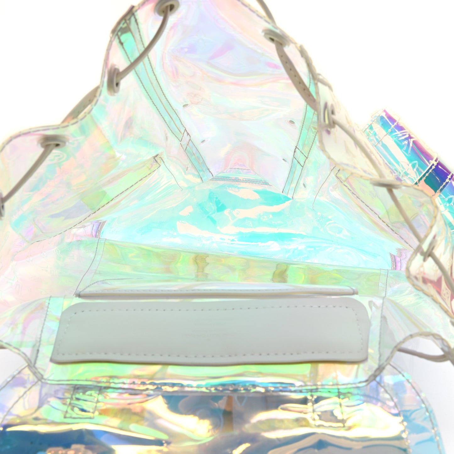 PVC Monogram Christopher Backpack GM Iridescent Prism