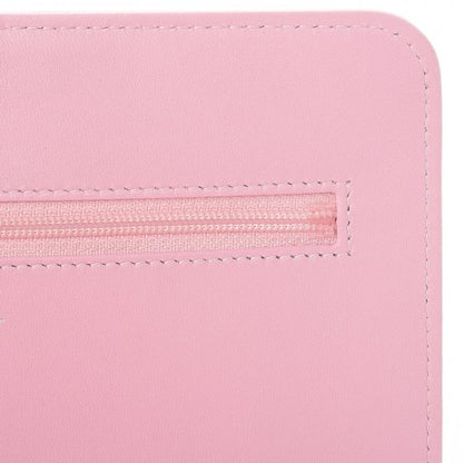 Chanel Calfskin Crystal Studded Boy Wallet On Chain WOC Pink 11 of 14