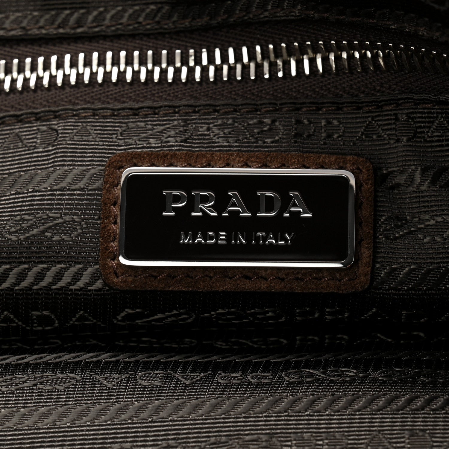 Prada Suede Bonnie Tote Cocoa Brown 6 of 9