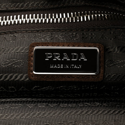 Prada Suede Bonnie Tote Cocoa Brown 6 of 9