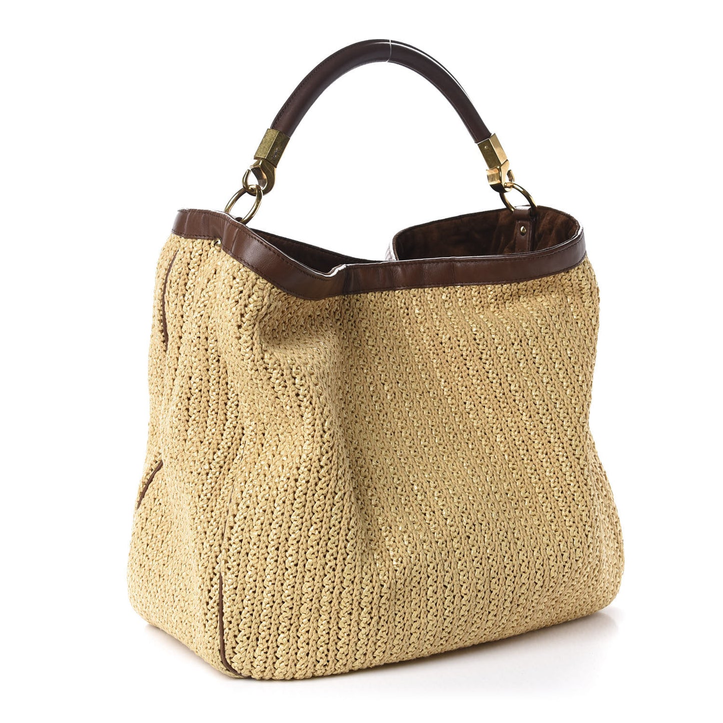 Raffia Large Roady Natural Brown
