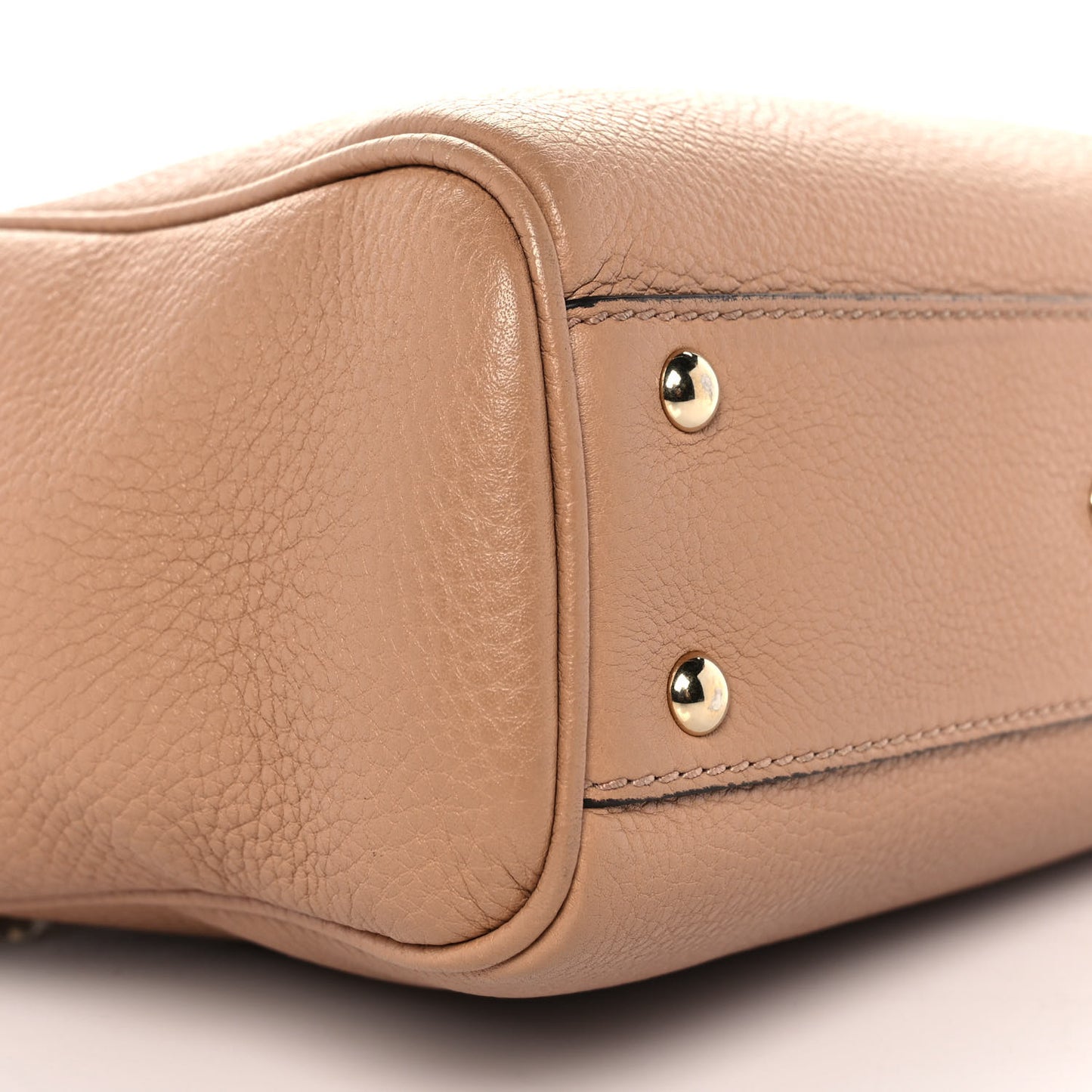 Cellarius Calfskin Mini Bamboo Shopper Tote Camelia