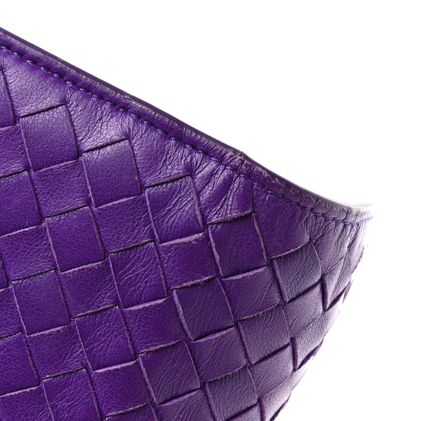Nappa Intrecciato Continental Flap Wallet Anemone
