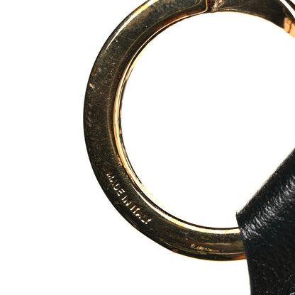 Gucci Nylon Calfskin Web Rajah Key Ring Black 4 of 5
