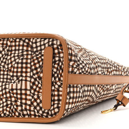 MCM Visetos Medium Liz Reversible City Series Las Vegas Shopper Tote Cognac 14 of 14