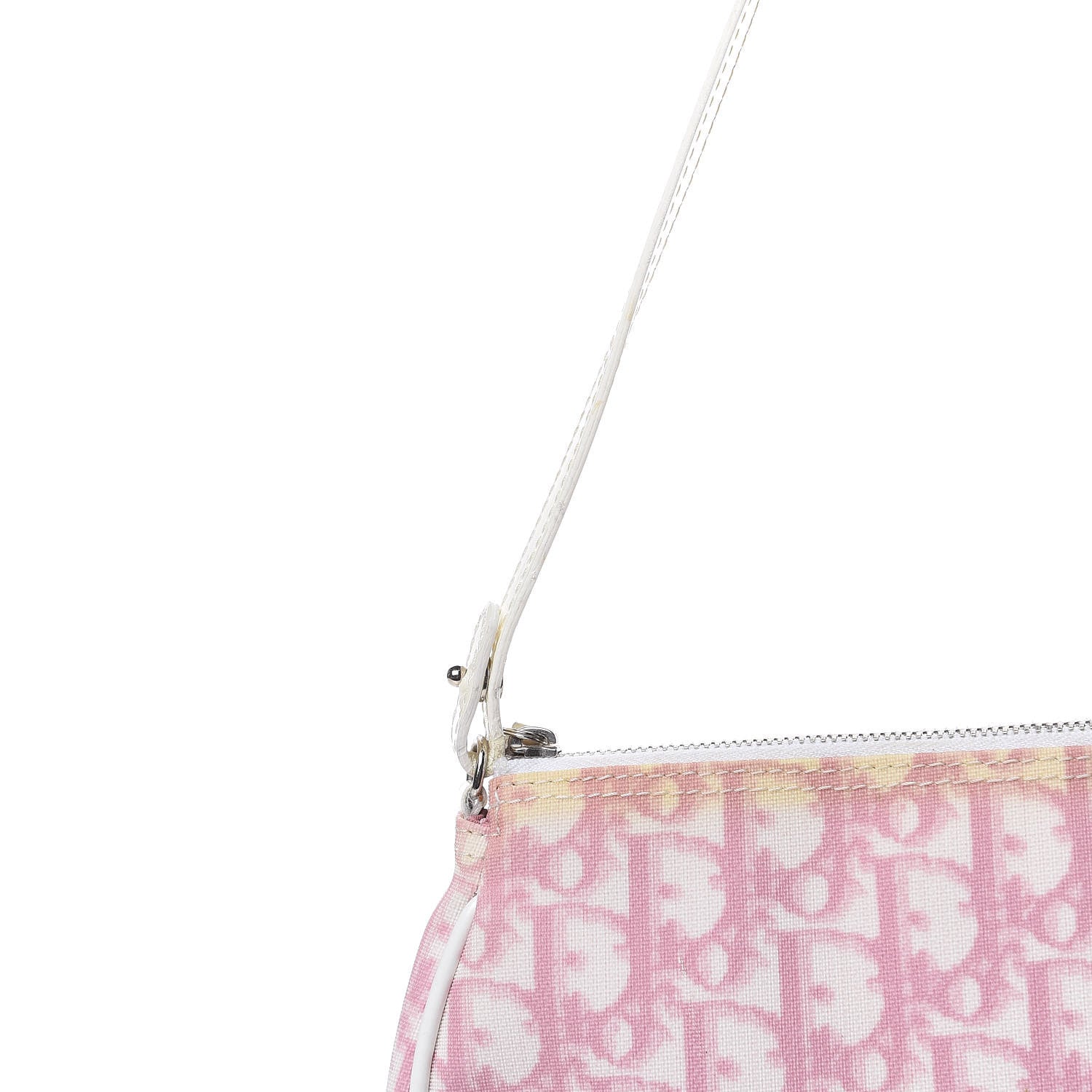 Christian Dior Monogram Mini Saddle Pochette Pink 15 of 15