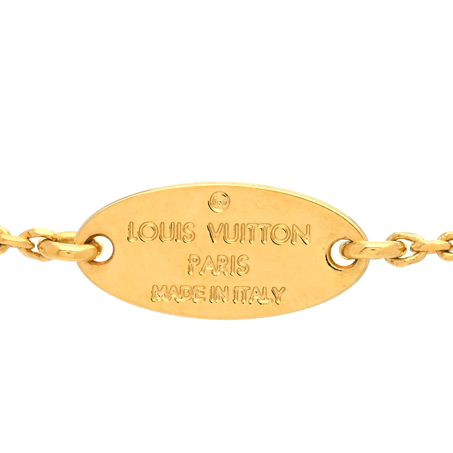 Louis Vuitton LV And Me Letter V Necklace Gold 4 of 5
