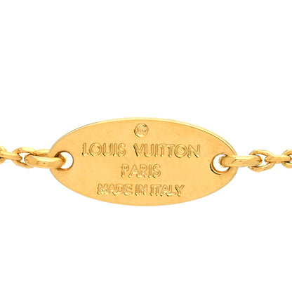 Louis Vuitton LV And Me Letter V Necklace Gold 4 of 5