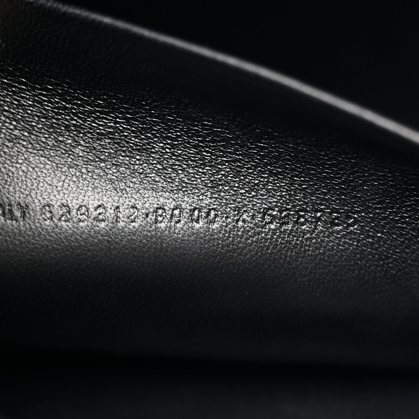 Calfskin Logo Large Zip Pouch White