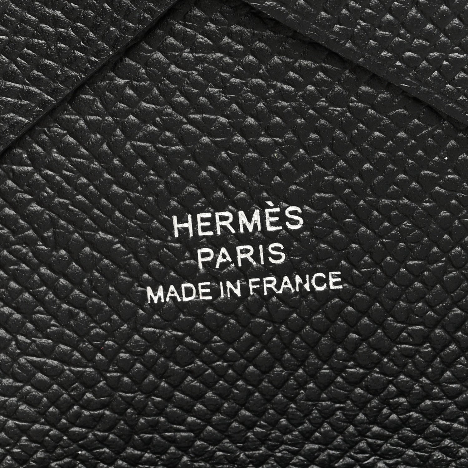 Hermes Epsom Calvi Duo Card Case Black 6 of 8